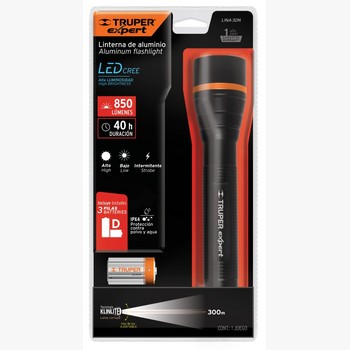 LINTERNA PILAS 530LUM TRUPER