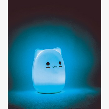 LUZ DE NOCHE LED GATO MULTICOLOR 47869