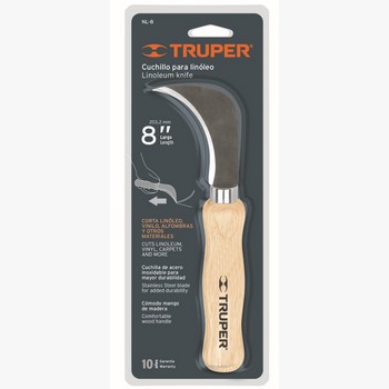 CUCHILLO CURVO LINOLEO 14462 TRUPER
