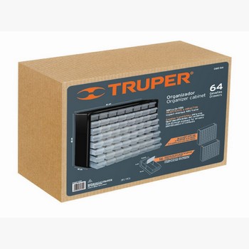 ORGANIZADOR CON 64 COMPARTIMENTO TRUPER