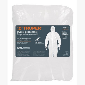 OVEROL DESECHABLE TALLA EXTRA-GRANDE